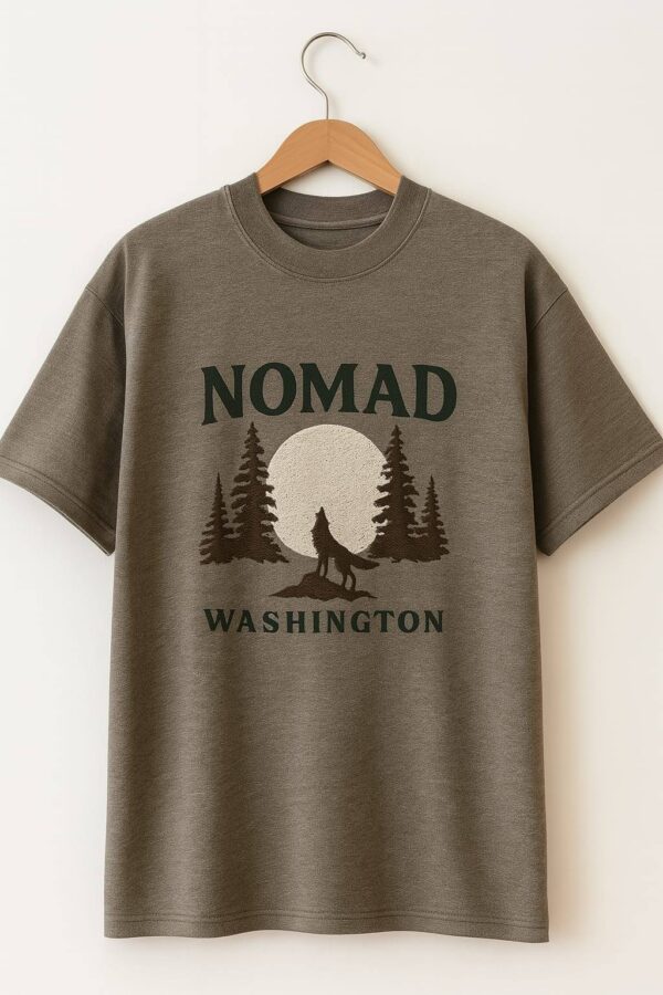 Nomad Mens Embroidered Oversized T-Shirt