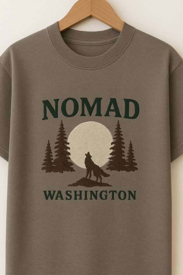 Nomad Mens Embroidered Oversized T-Shirt