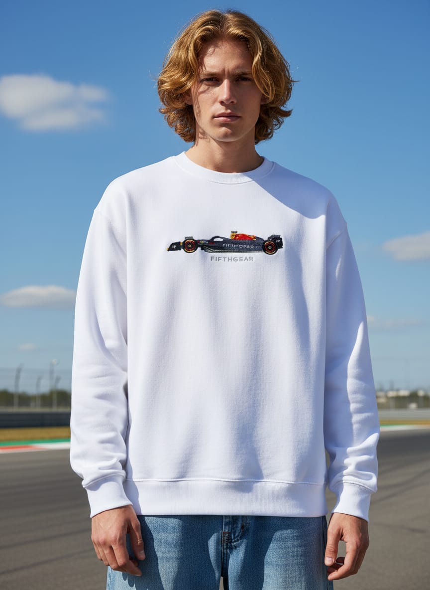 F1 Racing Bolide Mens Oversized Sweatshirt