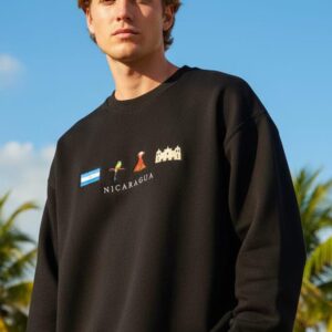 Nicaragua Heritage Unisex Embroidered Sweatshirt