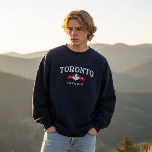 Toronto Ontario Heritage Embroidered Sweatshirt