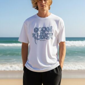 Ocean Lover Embroidered Graphic T-Shirt