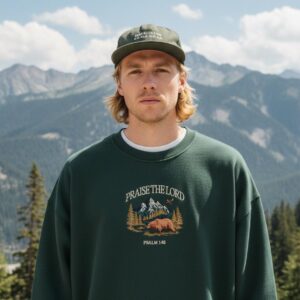 PRAISE THE LORD Embroidered Sweatshirt